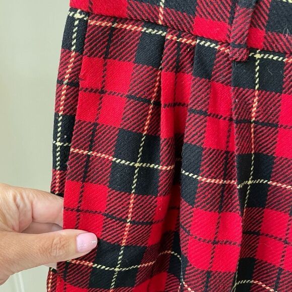 Vintage Pendleton Authentic Wallace Plaid Walking Shorts Front Pleat Bermuda S 8 - Picture 4 of 7